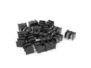 Unique Bargains 20 x AC 300V 30A 10mm Pitch 2 Pin Screw Pluggable Terminal Block Black