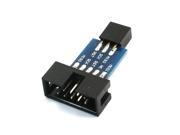 Black Blue AVRISP USBASP STK500 10pin to 6pin Converting Board