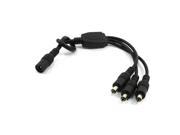 DC 1 to 3 F M Power Splitter Cable Cord 5.5mm x 2.1mm for CCTV Camera