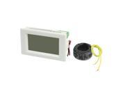 AC 80 300V 100A Black Digits LCD Panel Guage Meter Ammeter Voltmeter