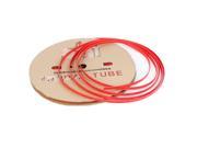 Unique Bargains 100M Polyolefin Heat Shrink Tube Shrinkable Tubing Pipe Red