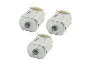 Unique Bargains 3pcs Replacing Motor DC6V 16000RPM Rotating Speed for Car Auto Vehicle