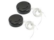 2Pcs CR2032 CR2035 Coin Button Cell Battery Holder on off Switch Black