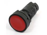 Power Control NO NC Momentary Red Round Push Button Switch AC 250V 3A