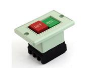 3PST AC380V 5A Self Locking On Off Power Pushbutton Switch
