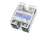 AC to DC Transparent Cover Single Phase Solid State Relay 60A 90 480V 3 32V