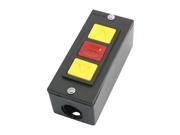 Rolling Door Up Down Stop 3 Button Black Plastic Shell Push Button Switch