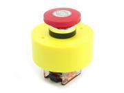 380V 10A SPDT Self Locking Rotary Reset Emergency Stop Push Button Switch