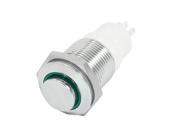 Green Pilot Lamp SPDT 5 Pin Solder Momentary Actuator Push Button Switch 6V 3A