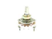 10mm Mounting Hole Dia 2P4T 1 Deck Band Channel Rotary Switch Selector