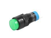 DC 24V SPDT 5Pin Soldering Momentary Green Indicator Lamp Push Button Switch