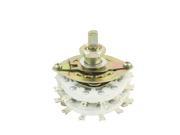 10mm Mount Hole Dia 2P11T 2 Decks Band Channel Rotary Switch Selector