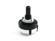 Unique Bargains 3P4T 3 Pole 4 Position 6mm Shaft Diameter Band Selector Rotary Switch
