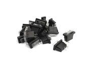 20Pcs 2 Pin On Off SPST Black Button Waterproof Snap in Boat Rocker Switches