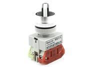 660V 10A 2 Position DPST Self locking Control Rotary Selector Switch