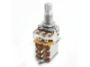 Unique Bargains Single Turn Linear Knurled Shaft Type B Potentiometer 500K Ohm for Guitar