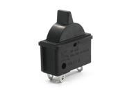 AC 250V 10A SPDT 3 Pin 3 Position Hair Dryer Boat Rocker Switch Black