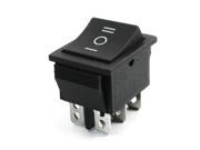 AC 250V 16A 125V 20A 6Pin Soldering DPDT Snap in Mounting Rocker Switch