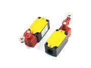 2pcs LSK3 20S B Momentary Rotary Flexiable Metal Roller Lever Limit Switch