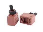 2 Pcs Electric FD2 4 2F AC 250V 6A DPST NO 2 Positions ON OFF Toggle Switch