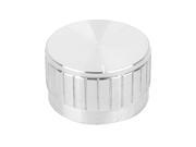 Silver Tone 29mm Dia Top Rotary Knobs for 5mm Dia Shaft Potentiometer