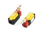 2Pcs LSK3 20S T Momentary Rotary Flexiable Roller Lever Limit Switch