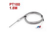 PT100 Type 8mm Thread 0 400C Thermocouple Temperature Sensor 1.8M Length