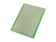 Unique Bargains 2.54mm Hole Pitch Single Sided Green 7cm x 9cm PCB Universal Board