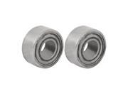 2 Pcs RC 4 WD Racer Model Part Groove Ball Bearing Front Bumper Side Guard Set