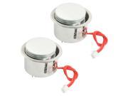 2Pcs Electric Rice Cooker Spare Parts Magnetic Two Wires Metal Center Thermostat
