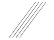 4Pcs 150mm x 2mm Silver Tone Metal Round Rod for RC Aircraft Model