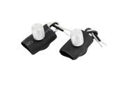 2x 220V 1 3A Adjustable Lamp Light Controller Dimmer Dimming Switch Silver Tone