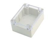 Clear Cover Waterproof Sealed Electronic Case Junction Box 115x90x55mm