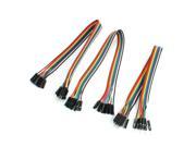 3pcs Breadboard 10P 10P Male Female 2.54mm Flexible Jumper Cable 30cm