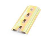 Electric Circuit Breaker Mounted 35mm 35mm DIN Rail Gold Tone