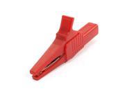 1000V 32A Red Plastic Covered Metal Alligator Clip for Multimeter