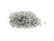 2000Pcs EN2508 Model Tin Coated Tube Bare Terminal 14AWG Electric Wire Connector