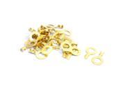 30 Pcs Quick Disconnects Non insulated Ring Terminal Lug Connector 8.2mm