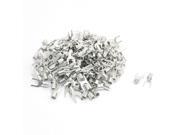 200pcs SNB5.5 5 Fork Type Non Insulated Spade Cable Terminals for AWG 12 10