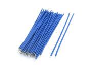 50Pcs Blue PCB Solder Flexible 2.3x120mm Motor 22AWG Wire Cable
