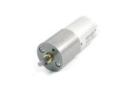 6V 146RPM 2 Pin Connecting Cylinder Shape Carbon Brush DC Geared Motor