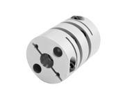 Unique Bargains 6mmx8mm Clamp Tight Motor Shaft Connector Coupling Joint L26mm D26mm