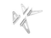 2Pairs RC Airplane Parts 31 x 9 x 30mm Stainless Steel Control Horns Silver Tone