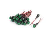20Pcs Latching SPST DC12V 2 Wires Round Rocker Switches for Motorcycle