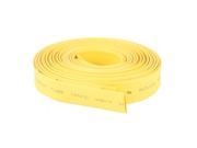 5 Pcs 1M 3Ft Long 8mm Diameter Heat Shrink Shrinkable Tube Wire Sleeve Yellow