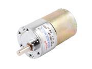 DC 12V 80RPM Speed 6mm Shaft Magnetic Electric Gear Box Motor Replacement