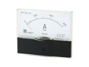 44L1 AC 0 600A 10cm x 8cm Plastic Case Vertical Mounted Analog Ammeter Gauge