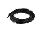 30 Pcs 3Ft 1mm Dia Heat Shrinkable Tube Wire Sleeve Shrinking Tubing Black