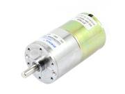 DC 24V 10RPM 6mm Shaft Dia Cylinder Magnetic Electric Geared Box Motor