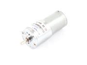 Unique Bargains 6V 3mm Dia Shaft 2 Pin 10RPM Metal Electric Gearbox DC Gear Motor